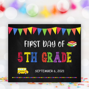 Erster Schultag 5th Grade Poster