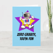 Erster Schultag - Astronaut Karte (Vorderseite)