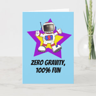 Erster Schultag - Astronaut Karte