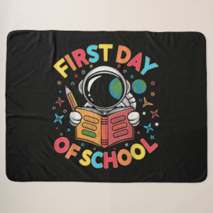 Erster Schultag Astronaut Weltraum Zurück zur Schu Sherpadecke