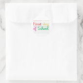 Erster Schultag Aufkleber (Tasche)
