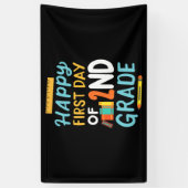 Erster Schultag Banner (Vertikal)