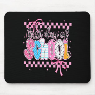 Erster Schultag Blumenstrauß für Lehrer Mousepad