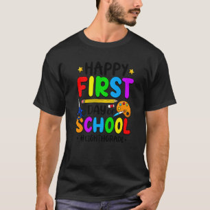 Erster Schultag der 8. Klasse Crew Lehrer T-Shirt
