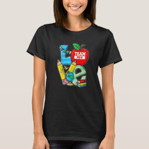 Erster Schultag der Apfel-Liebe-Team vor K Student T-Shirt