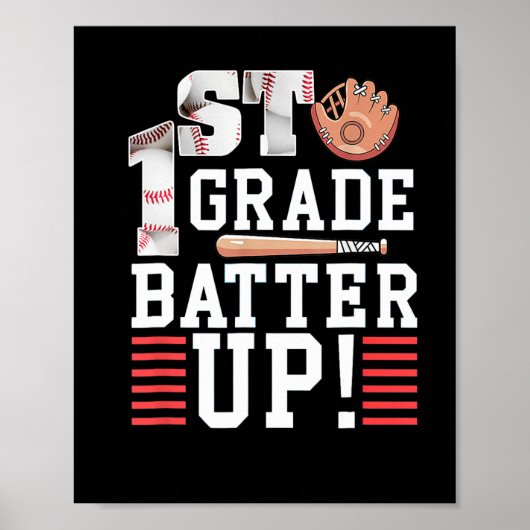 Erster Schultag der ersten Klasse Poster (Vorne)
