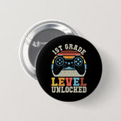 Erster Schultag des ungesperrten Gamers Button (Vorne & Hinten)