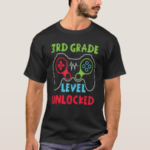 Erster Schultag des ungesperrten Gamers der dritte T-Shirt