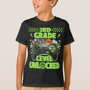 Erster Schultag des ungesperrten Gamers der dritte T-Shirt
