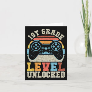 Erster Schultag des ungesperrten Gamers Karte