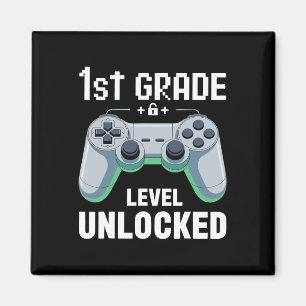 Erster Schultag des ungesperrten Gamers Magnet