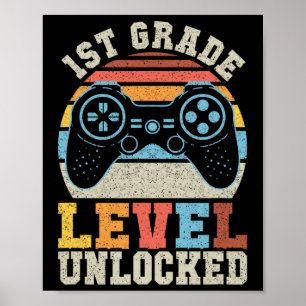 Erster Schultag des ungesperrten Gamers Poster