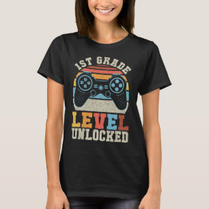 Erster Schultag des ungesperrten Gamers T-Shirt