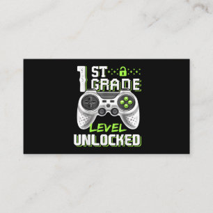 Erster Schultag des ungesperrten Gamers Visitenkarte