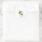 Erster Schultag Geschenk Aufkleber (Tasche)
