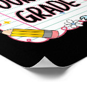 Erster Schultag Girly Coquette1 Poster (Ecke)