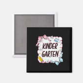 Erster Schultag Girly Coquette3 Magnet (Vorderseite/Rückseite)