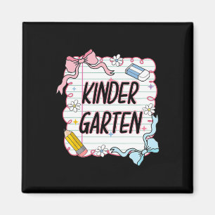 Erster Schultag Girly Coquette3 Magnet