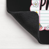 Erster Schultag Girly Coquette Mousepad (Ecke)