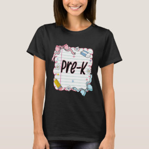 Erster Schultag Girly Coquette T-Shirt