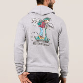 Erster Schultag | Herren-Vollzip Hoodie (Rückseite)