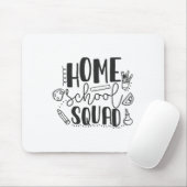 Erster Schultag Homeschool-Squad-Lehrer Mousepad (Mit Mouse)