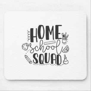 Erster Schultag Homeschool-Squad-Lehrer Mousepad