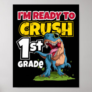 Erster Schultag Ich bin bereit, den 1. Klasse 2 zu Poster