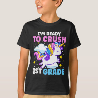 Erster Schultag Ich bin bereit, den ersten Schulab T-Shirt