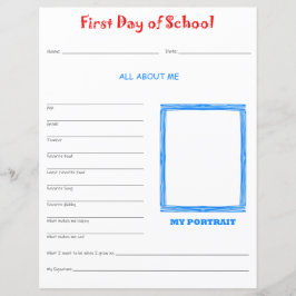 Erster Schultag - Interview Print