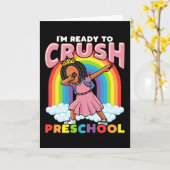 Erster Schultag Karte (Gelbe Blume)