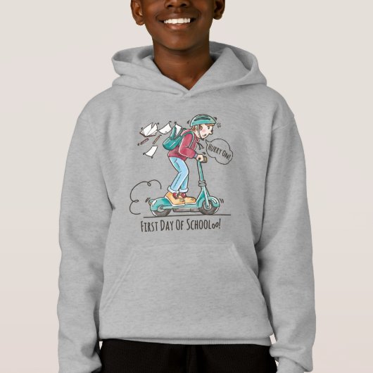 Erster Schultag | Kinder Hoodie (Vorderseite)