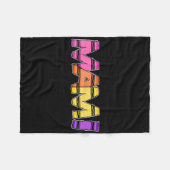Erster Schultag Kindergarten Crayon Mutter Mam Fleecedecke (Vorderseite (Horizontal))