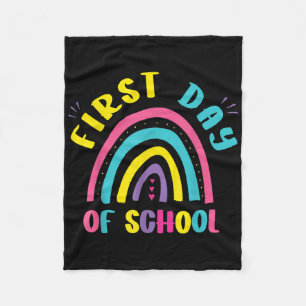 Erster Schultag Kindergarten Vorschule Fleecedecke