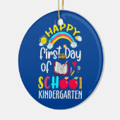 Erster Schultag Kindergartenplatz Keramik Ornament (Links)