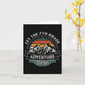 Erster Schultag Lasse das 7. Karte (Gelbe Blume)