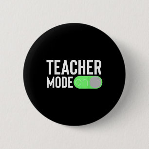 Erster Schultag Lehrer Design für Zurück zur Schul Button