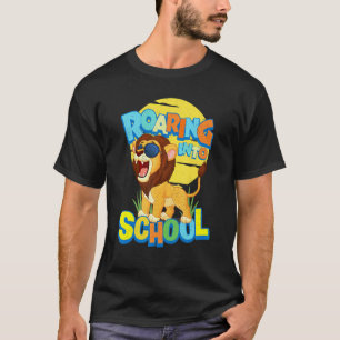 Erster Schultag Lehrer Schüler Löwe Safari  T-Shirt