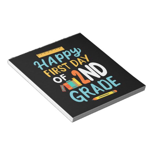 Erster Schultag Notizblock (angewinkelt)