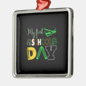 Erster Schultag Ornament Aus Metall (Links)