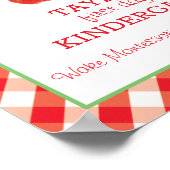 Erster Schultag Poster (Ecke)