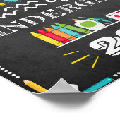 Erster Schultag Poster (Ecke)