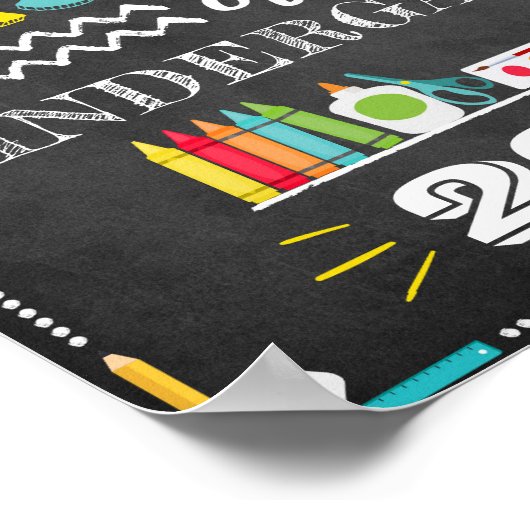 Erster Schultag Poster (Ecke)