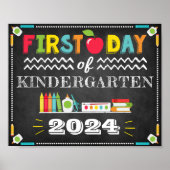 Erster Schultag Poster (Vorne)