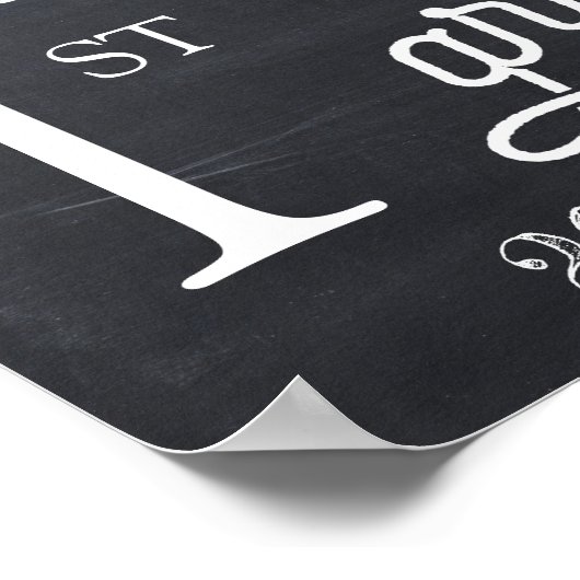 Erster Schultag Poster (Ecke)