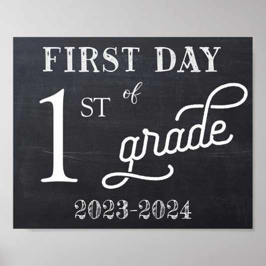 Erster Schultag Poster (Vorne)