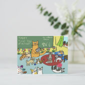 Erster Schultag Postkarte (Stehend Vorderseite)