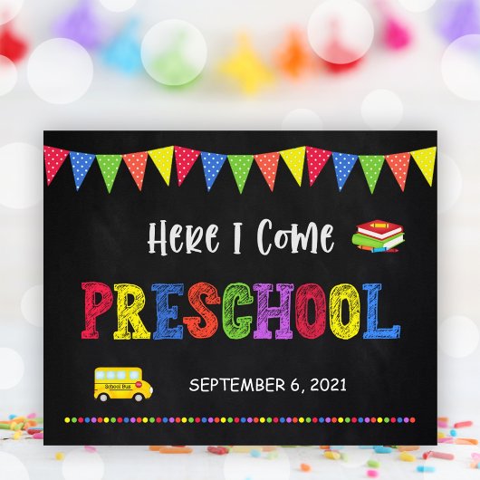 Erster Schultag | Preschool Poster