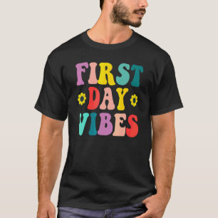 Erster Schultag Stimmung Lehrer Leben Zurück zur S T-Shirt