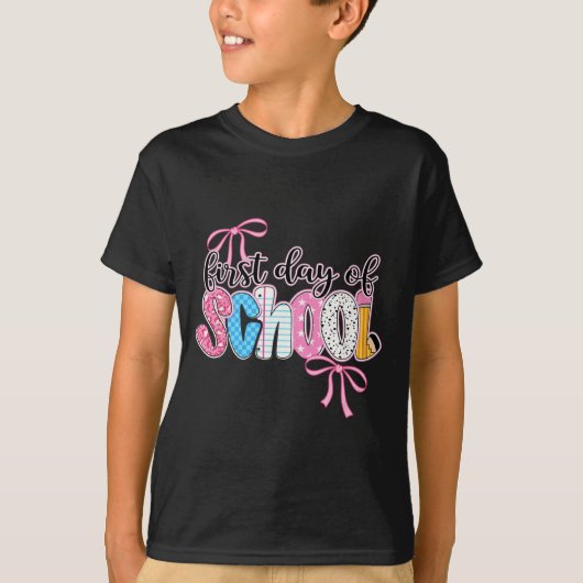Erster Schultag T-Shirt (Vorderseite)